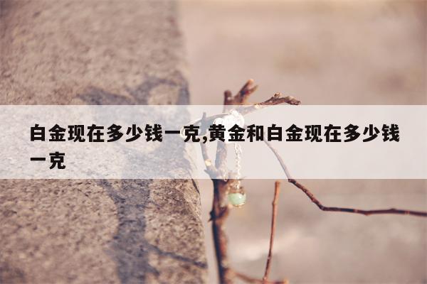 白金现在多少钱一克,黄金和白金现在多少钱一克