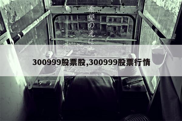 300999股票股,300999股票行情