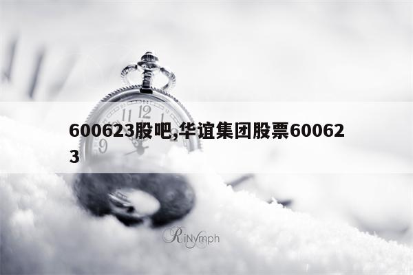 600623股吧,华谊集团股票600623