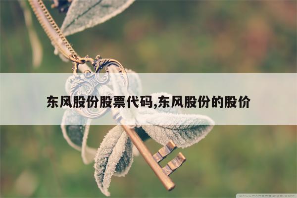 东风股份股票代码,东风股份的股价