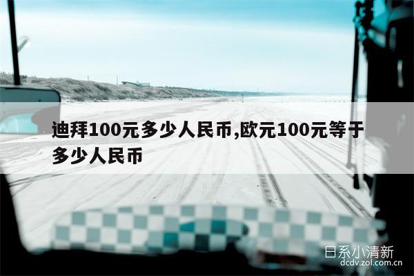 迪拜100元多少人民币,欧元100元等于多少人民币