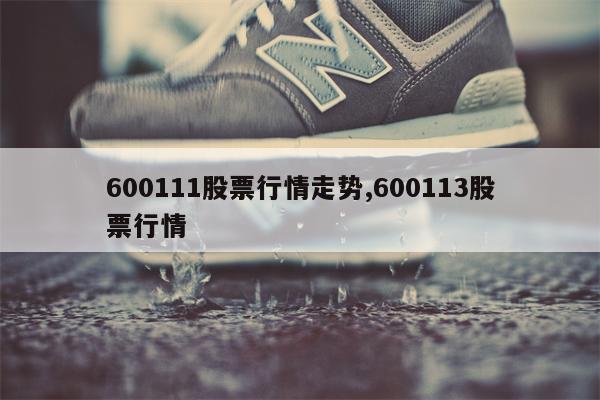 600111股票行情走势,600113股票行情