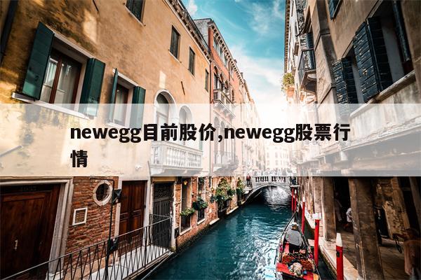 newegg目前股价,newegg股票行情