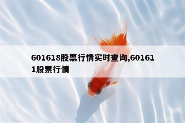 601618股票行情实时查询,601611股票行情