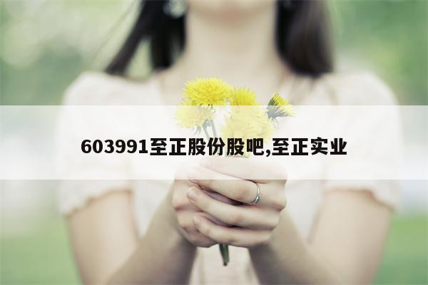 603991至正股份股吧,至正实业