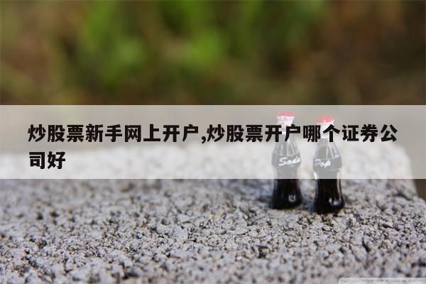 炒股票新手网上开户,炒股票开户哪个证券公司好