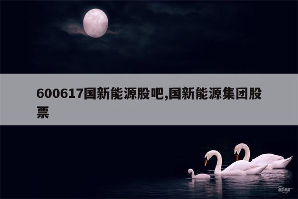 600617国新能源股吧,国新能源集团股票