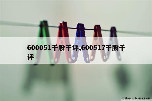 600051千股千评,600517千股千评