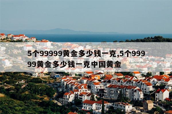 5个99999黄金多少钱一克,5个99999黄金多少钱一克中国黄金